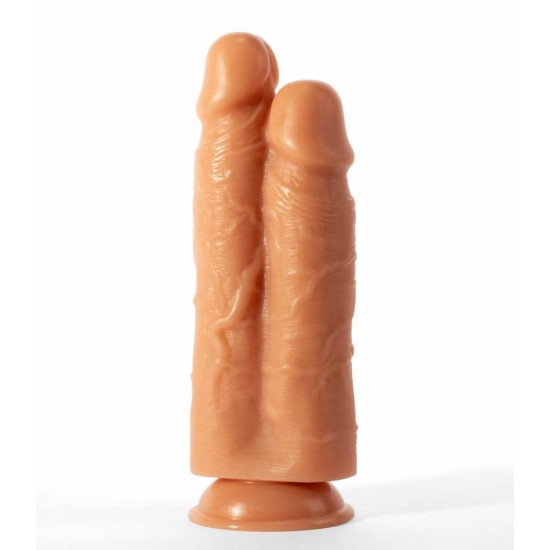 Дилдо 25см за Двойно Проникване X-Men 2-in-1 Dildo