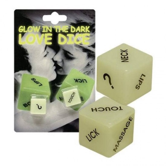 Секс зарчета светещи Love Dice Glow In The Dark