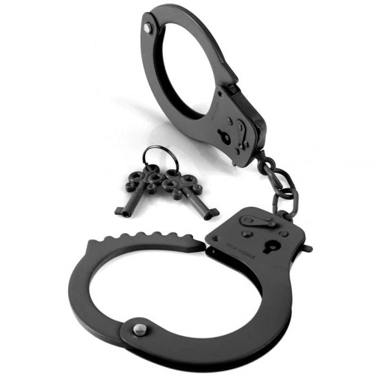 Черни Метални Белезници Designer Metal Handcuffs Black