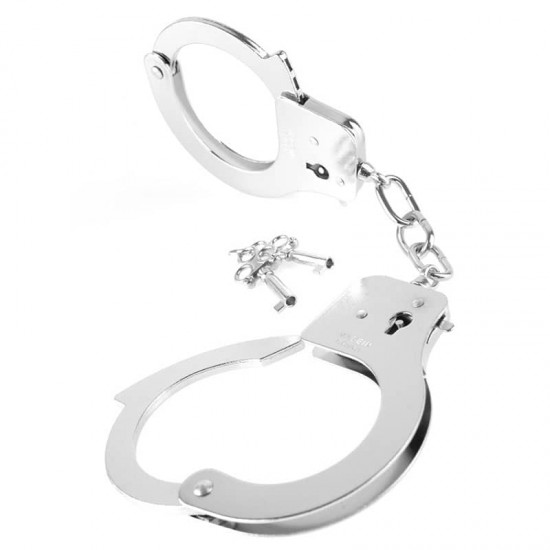 Белезници за Подарък Designer Metal Handcuffs Silver