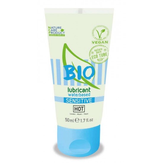 Био Лубрикант за чувствителна кожа HOT BIO Sensitive 50 ml