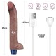 Голям Вибратор 27см Пенис Реалистичен Long REAL SOFTEE Silicone Vibrating Dildo