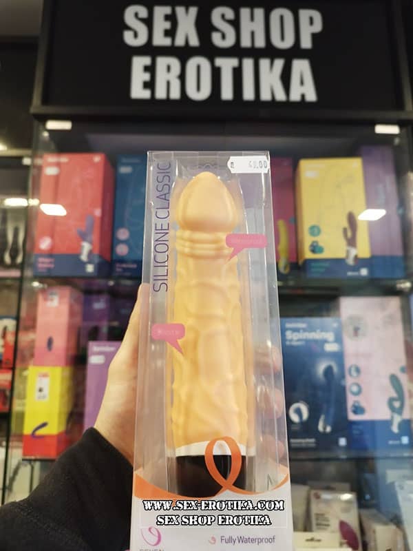 Вибратор силиконов класически реални снимки от магазина на Sex Shop Erotika